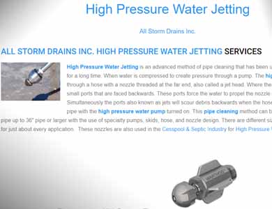 AllStormDrainsInc. High Pressure Water Jetting Services Blog photo